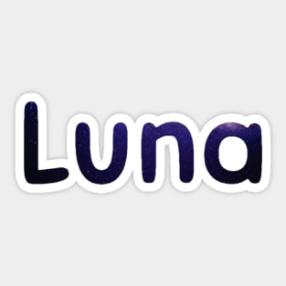 Luna Sticker